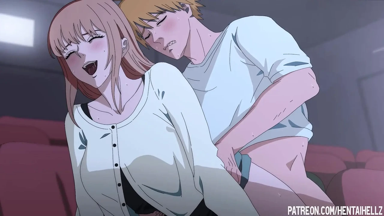 Thumbnail Makima lagi semangat di depan umum di anime hentai di bioskop